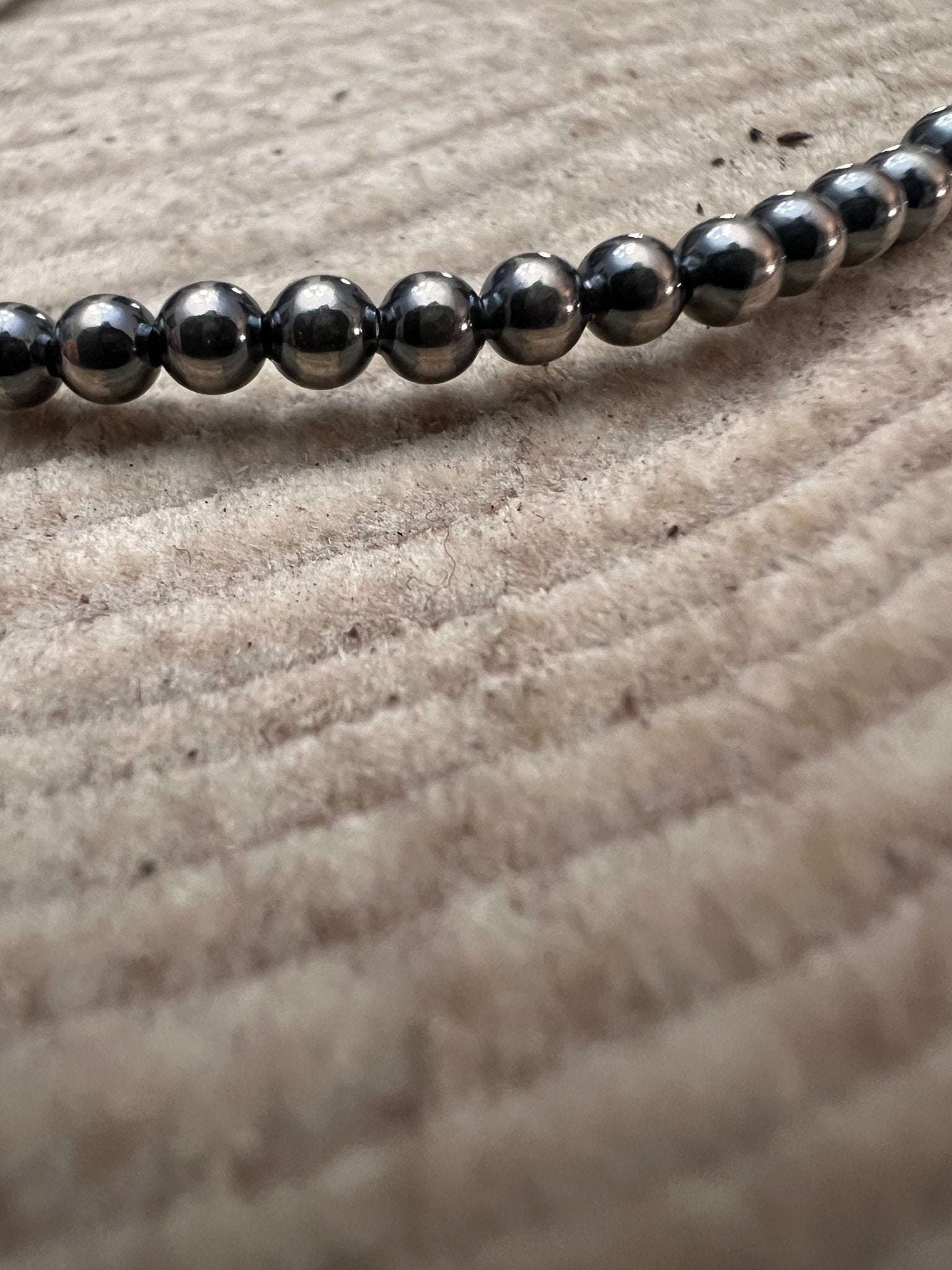 3mm Sterling Pearl Stretch Bracelet