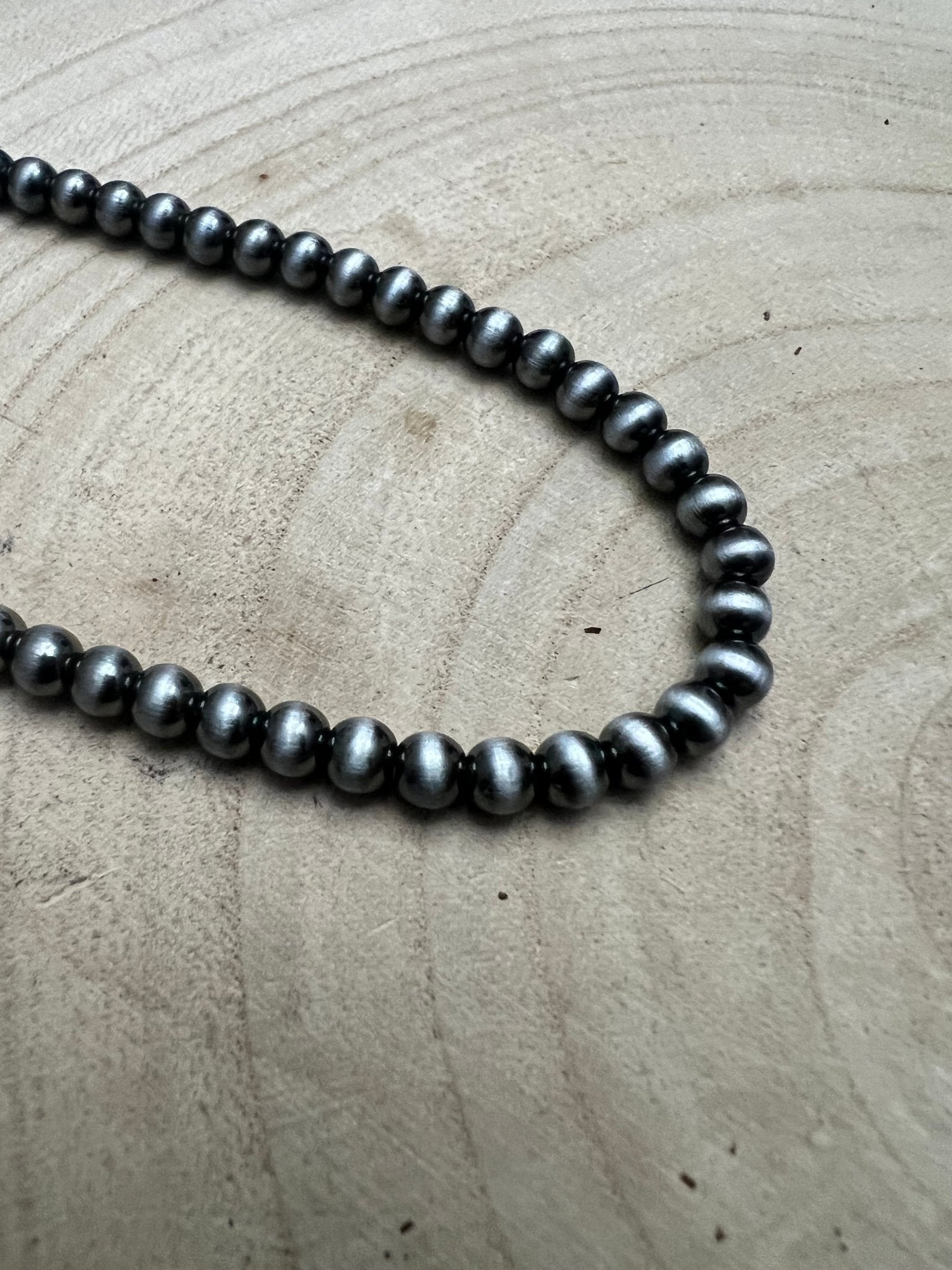 5mm Fashion Pearl Choker Necklace & Earring Set - 14 inch + 2