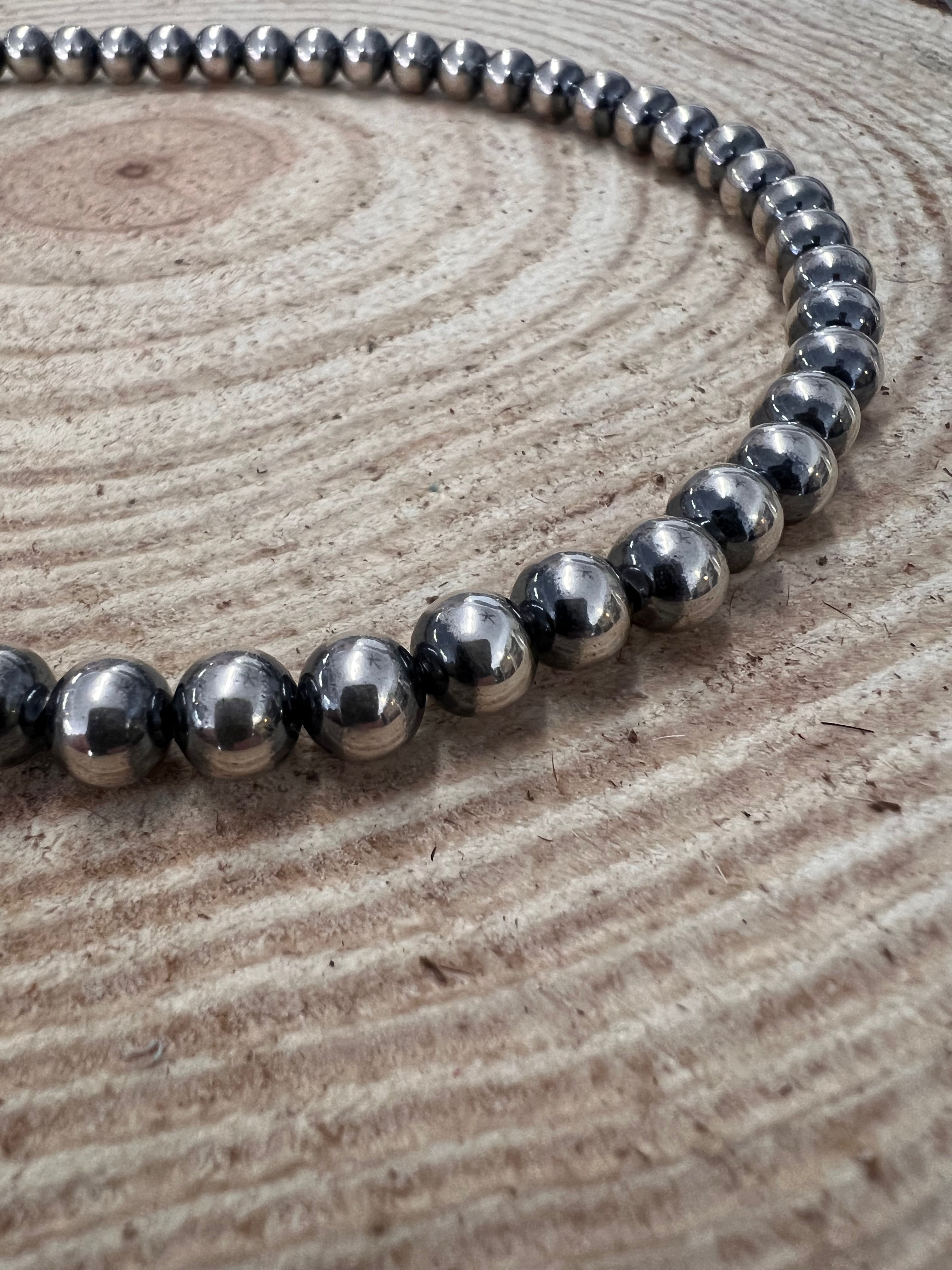 8mm Sterling Pearl Necklace - 18 inch - The Classic pearl necklace